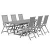 vidaXL Ensemble &agrave; manger de jardin 7 pcs Bois d'acacia solide