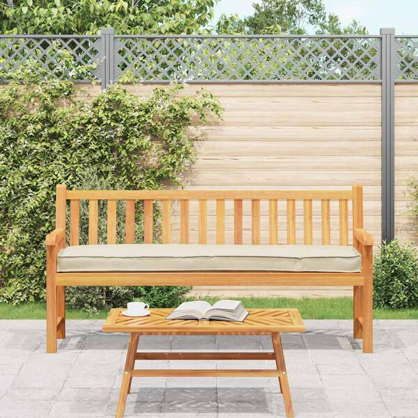 vidaXL Coussin de palette Crème 180 x 40 x 8 cm Tissu Oxford