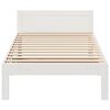 vidaXL Cadre de lit sans matelas blanc 80x200 cm bois massif de pin
