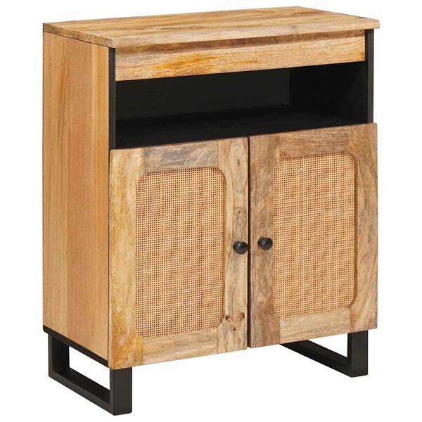 vidaXL Buffet Marron 60 x 33,5 x 75 cm Bois de mangue massif