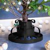 vidaXL Support de sapin de No&euml;l Noir 29x29x15,5 cm