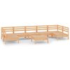 vidaXL Salon de jardin 8 pcs Bois de pin massif
