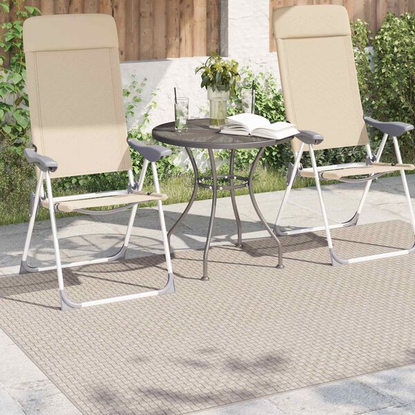 vidaXL Tapis de surface Rectangulaire Cr&egrave;me 230 x 160 cm