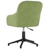 vidaXL Chaise pivotante de bureau Vert clair Velours