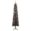 vidaXL Sapin de Noël artificiel avec 300 LED Vert 58 x 58 x 210 cm