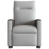 vidaXL Fauteuil inclinable gris nuage tissu