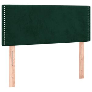 vidaXL T&ecirc;te de lit Vert fonc&eacute; 80x5x78/88 cm Velours