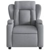 vidaXL Fauteuil inclinable en tissu gris clair