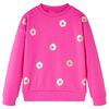 Sweatshirt pour enfants rose foncé 116