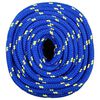 vidaXL Corde de bateau Bleu 16 mm 25 m Polypropyl&egrave;ne