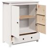 vidaXL Buffet Blanc 83x41,5x100 cm Bois massif de pin