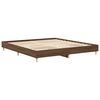 vidaXL Cadre de lit sans matelas ch&ecirc;ne marron 180x200 cm