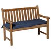 Madison Coussin de banc Panama 180x48 cm Bleu saphir