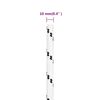 vidaXL Corde de travail Blanc 10 mm 100 m Polyester