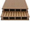 vidaXL Planche de terrasse 6 pcs Teck WPC