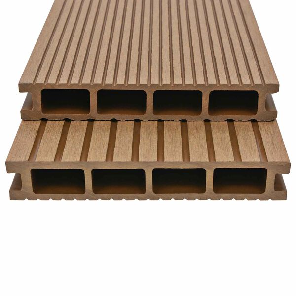 vidaXL Planche de terrasse 6 pcs Teck WPC