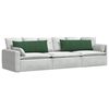 vidaXL Coussins de canap&eacute; 2 pcs Vert fonc&eacute; 120 x 40 cm