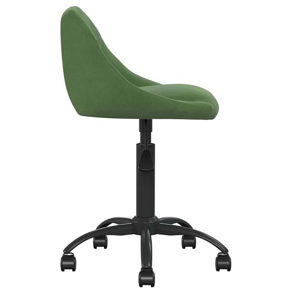 vidaXL Chaise de salle &agrave; manger Vert fonc&eacute; Velours