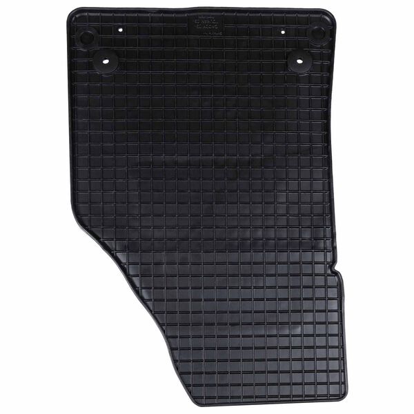 vidaXL Tapis de voiture 4 pcs Noir Caoutchouc