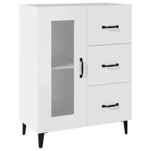 vidaXL Buffet blanc 69,5x34x90 cm bois d'ing&eacute;nierie