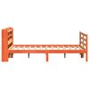 vidaXL Cadre de lit sans matelas cire marron 140x200cm bois pin massif