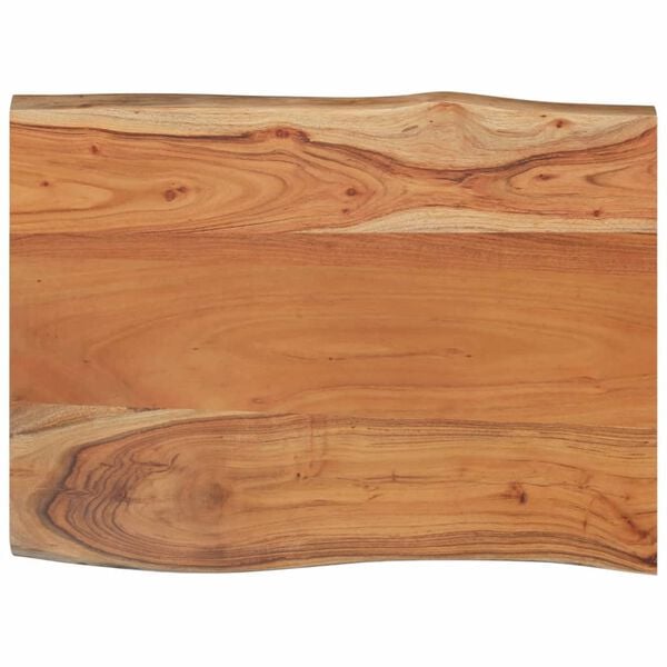 vidaXL Dessus de table 80x60x2,5 cm rectangulaire bois massif acacia