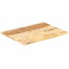vidaXL Dessus de table Bois de manguier solide 25-27 mm 90x60 cm