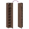 vidaXL Armoire de rangement mince ch&ecirc;ne marron 30x42,5x225 cm