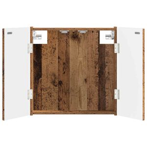 vidaXL Cabinet pour cible DELFT Bois ancien 52,5 x 10,5 x 53,5 cm