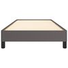vidaXL Cadre de lit sans matelas gris 90x190 cm similicuir