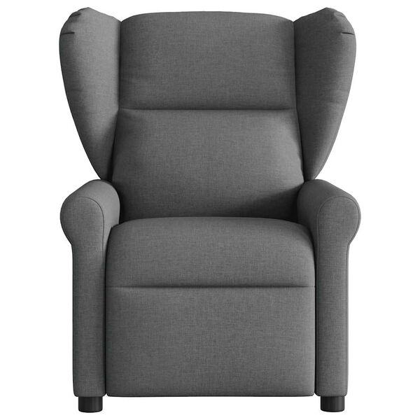 vidaXL Fauteuil inclinable &eacute;lectrique Gris fonc&eacute; Tissu