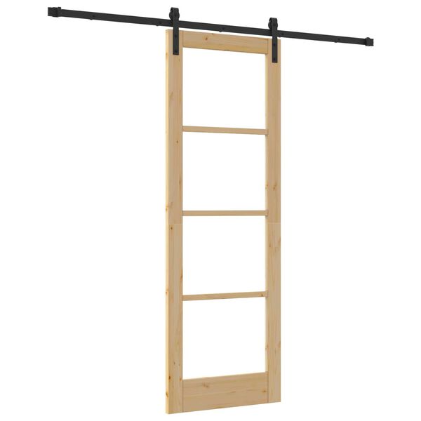 vidaXL Porte coulissante ORKDAL Naturel 73,5 x 211 cm