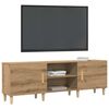 vidaXL Meuble TV ch&ecirc;ne artisanal 150 x 30 x 50 cm Bois d'ing&eacute;nierie