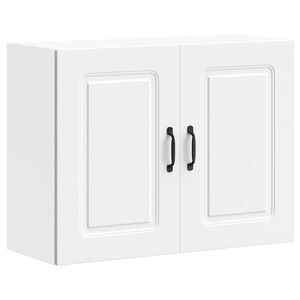 vidaXL Armoire murale de cuisine Kalmar blanc bois d'ing&eacute;nierie