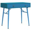 vidaXL Bureau d'ordinateur avec tiroir vert antique 90x50x76,5 cm
