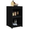 vidaXL Armoire de cuisine d'ext&eacute;rieur noir 55x55x92 cm bois pin massif
