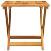 vidaXL Table pliable de jardin 50x50x50 cm bois d'acacia solide