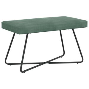 vidaXL banc Vert Mer 80 x 40 x 45 cm Velours