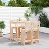vidaXL Ensemble de bar de jardin 5 pcs bois de pin massif