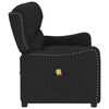 vidaXL Fauteuil de massage inclinable à 2 places noir tissu