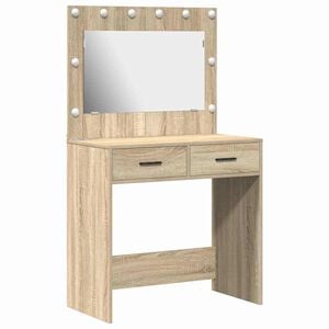 vidaXL Table de Toilette Ch&ecirc;ne Sonoma 78,5 x 41 x 135 cm