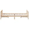 vidaXL Cadre de lit sans matelas 140x200 cm bois massif de pin