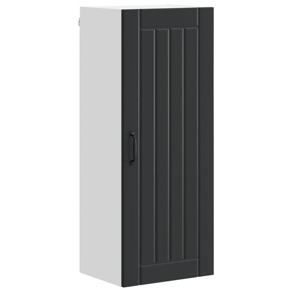 vidaXL Armoire de cuisine Noir 40 x 31 x 100 cm Bois d'ing&eacute;nierie