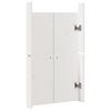 vidaXL Porte de cuisine MEPPEL 2 pcs Blanc 50 x 9 x 82 cm