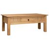 vidaXL Table basse 100x60x43,5 cm Pin massif Assortiment Panama