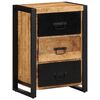 vidaXL Armoire à tiroir 50x35x70 cm bois de manguier massif brut