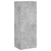 vidaXL Unit&eacute;s murales TV 4 pcs gris b&eacute;ton bois d'ing&eacute;nierie