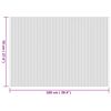 vidaXL Tapis rectangulaire naturel 70x200 cm bambou