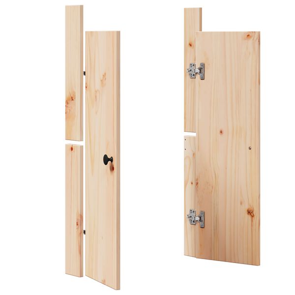 vidaXL Porte de cuisine MEPPEL 2 pcs Cr&egrave;me 50 x 9 x 82 cm