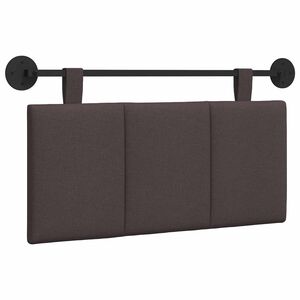 vidaXL T&ecirc;te de lit suspendue Marron fonc&eacute; tissu